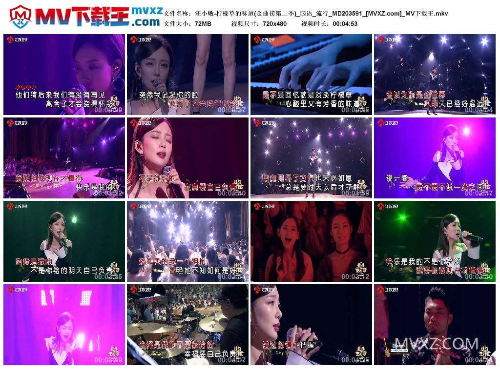 汪小敏-柠檬草的味道(金曲捞第二季)_国语_流行_MD203591